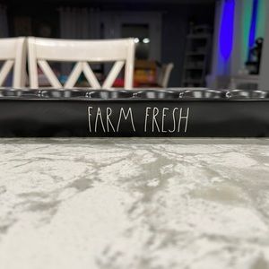 Rae Dunn black egg carton